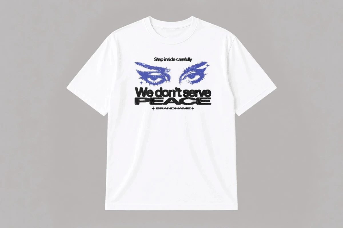 We Don't Serve Peace Premium T-shirt